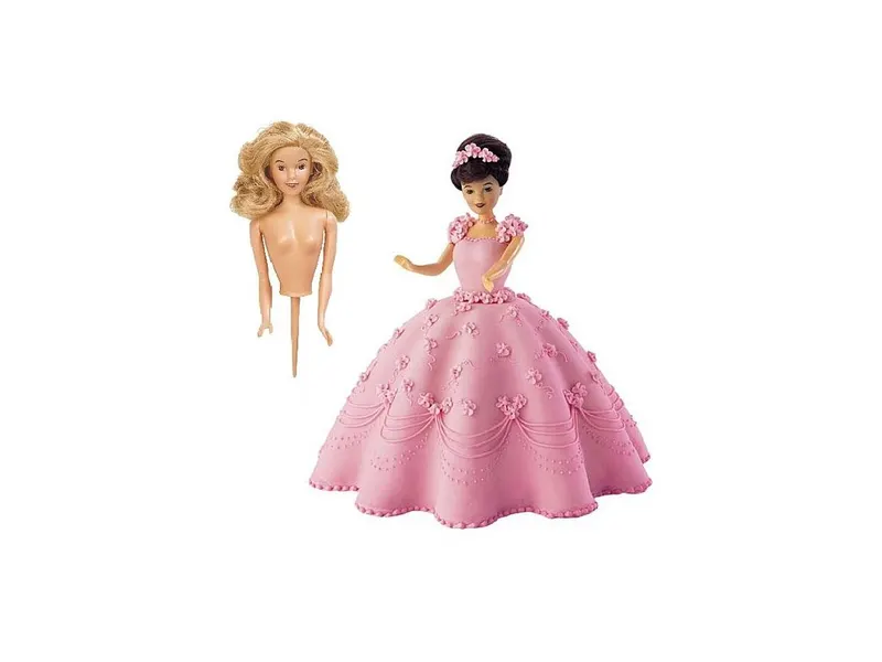 Zapichovací panenka Barbie blondýna, výška 12 cm