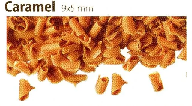 Čokoládové hobliny karamelové 4 kg