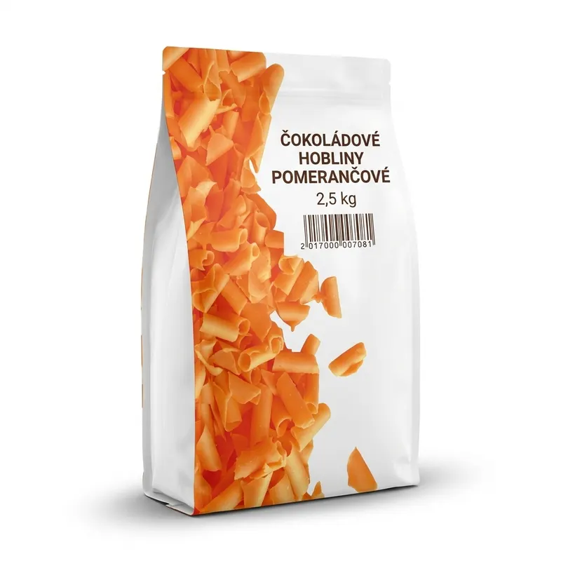 Čokoládové hobliny pomerančové 2,5 kg