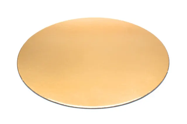 Podložka pod dort zlatá tenká rovná kulatá 16 cm