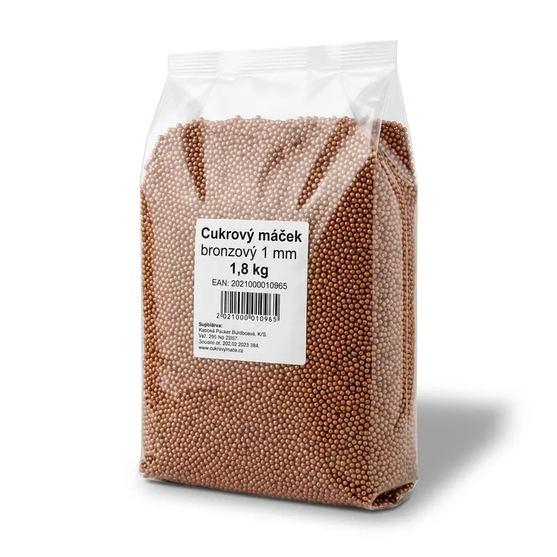 Cukrový máček bronzový 1 mm 1,8 kg