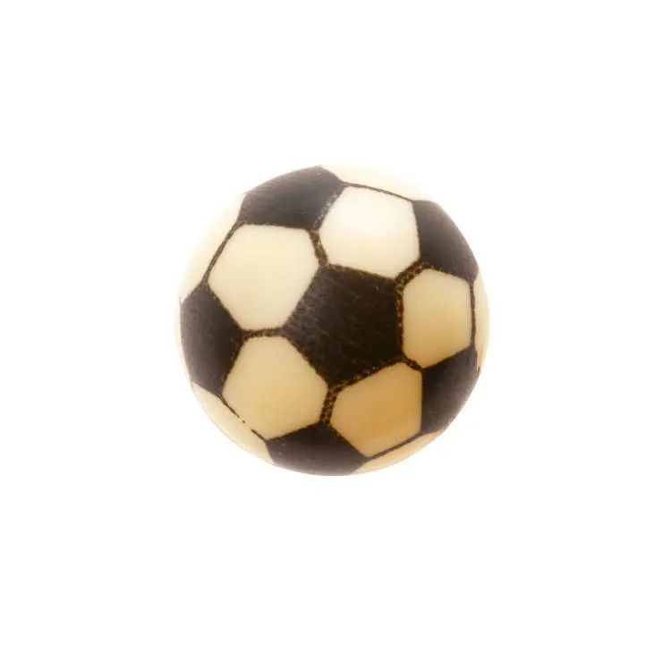 Čokoládová dekorace fotbalové míče 3D, 6 ks