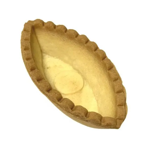 Jedlé linecké košíčky na tartaletky lodička 6,7 cm, 24 ks