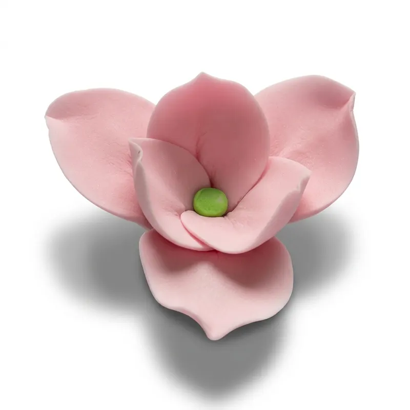 Cukrová magnolie růžová, průměr 7 cm, 9 ks