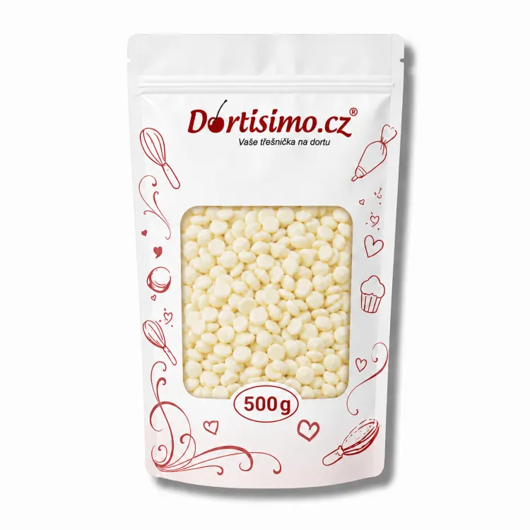 Kakaové máslo 100% v peckách Callebaut 500 g