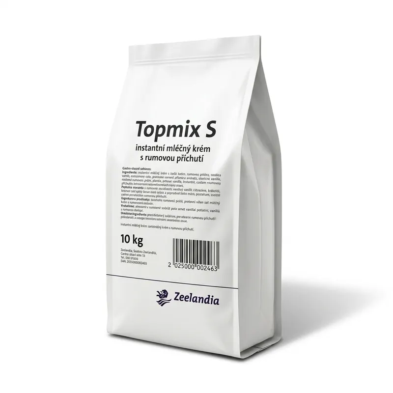 Topmix S instantní mléčný krém s rumovou příchutí 10 kg