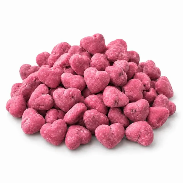 Cereální srdíčka v růžové čokoládě Idea Choc 30 g