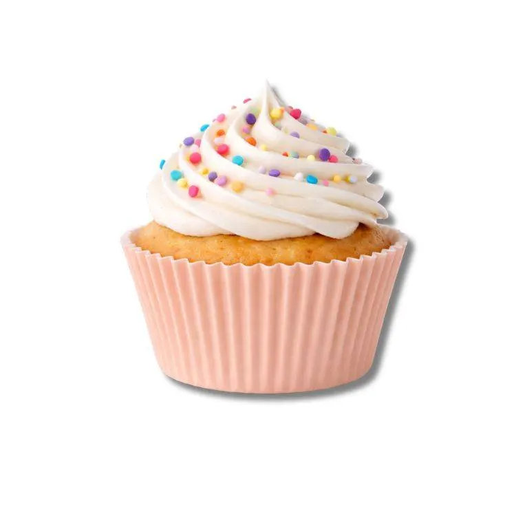 Košíčky na muffiny světle růžové 5 x 3 cm 100 ks