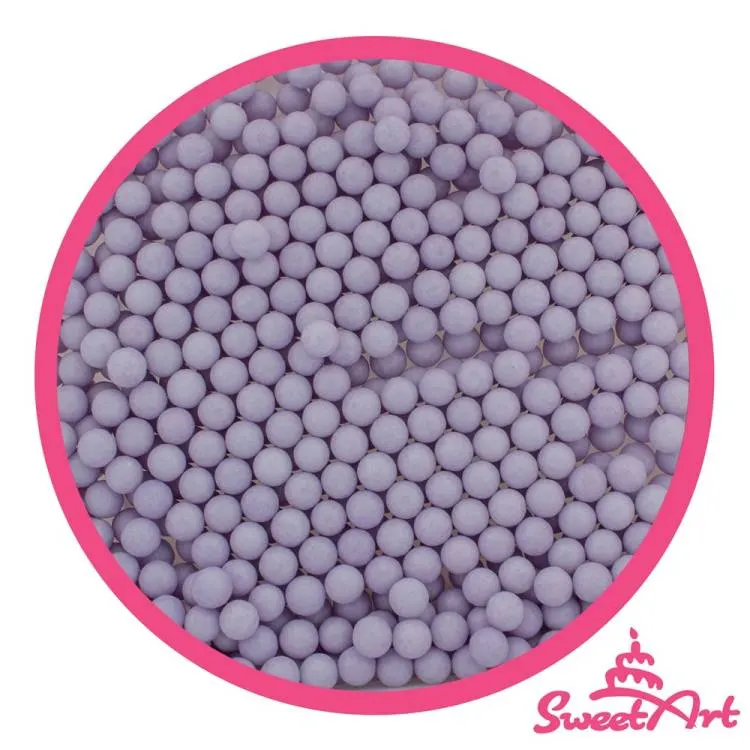 Cukrové perly fialové 5 mm, 50 g