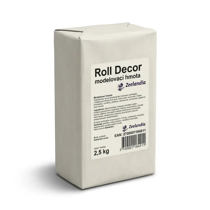 Roll Decor modelovací hmota, Zeelandia 2,5 kg