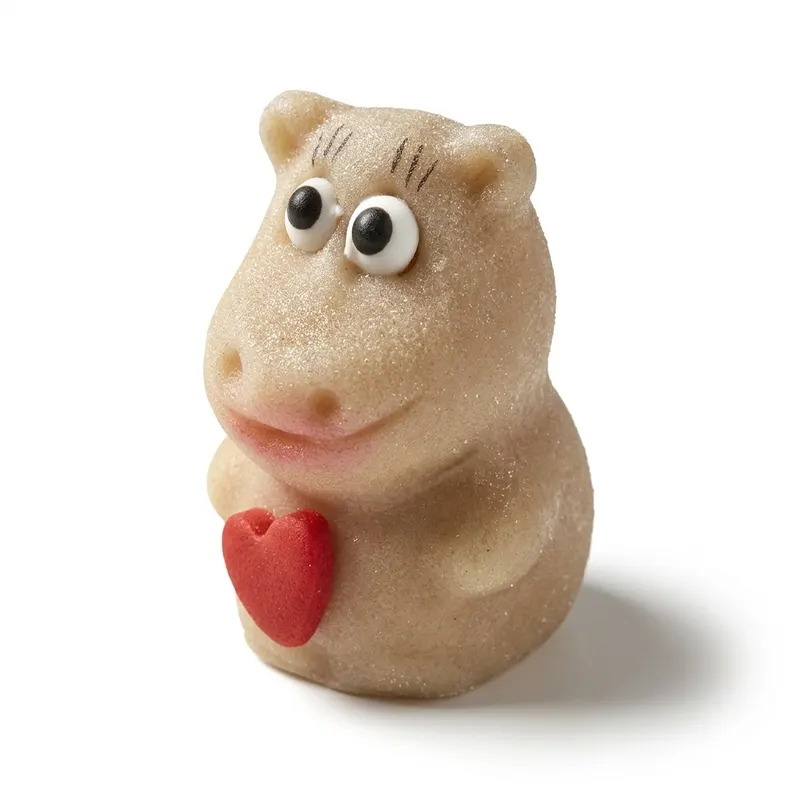 Marcipánová figurka hroch 5,5 x 4 cm