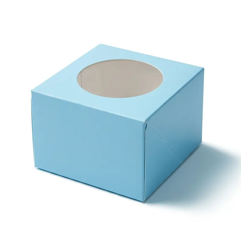 Krabička na cupcake bílá 100 ks, 10 x 10 x 6 cm