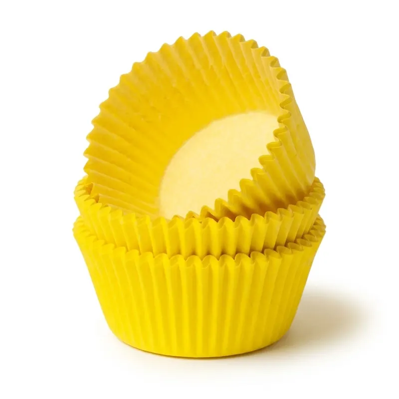 Žluté cukrářské košíčky na muffiny 1000 ks