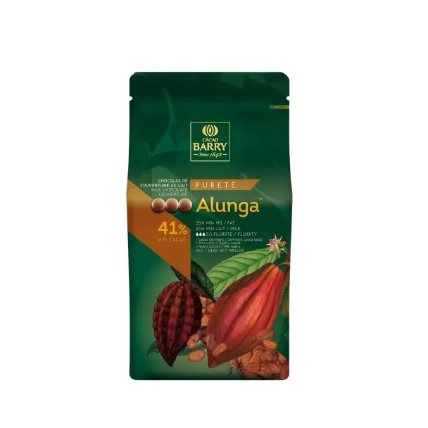 Mléčná čokoláda Cacao Barry Callets Alunga 41% - 1 kg