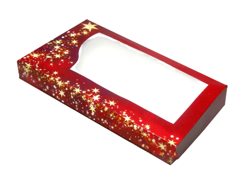 Krabice na vánoční cukroví 36 x 22 x 5 cm, 1,5 kg