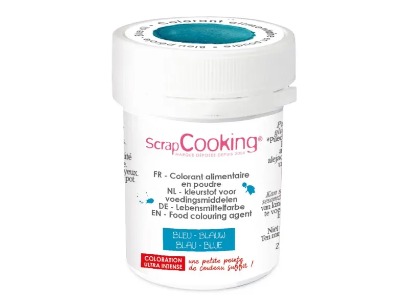 Prachová jedlá barva SCRAP Cooking, tmavě modrá, 5 g