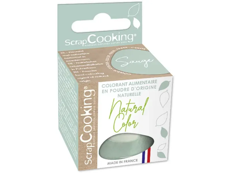 Prachová jedlá barva Scrap Cooking, šalvějová Sage, 10 g