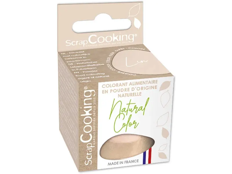 Prachová jedlá barva Scrap Cooking, krémová Linen, 10 g