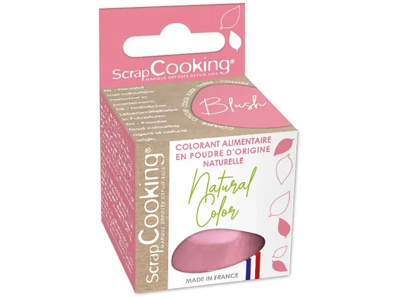 Prachová jedlá barva SCRAP Cooking, růžová, 10 g