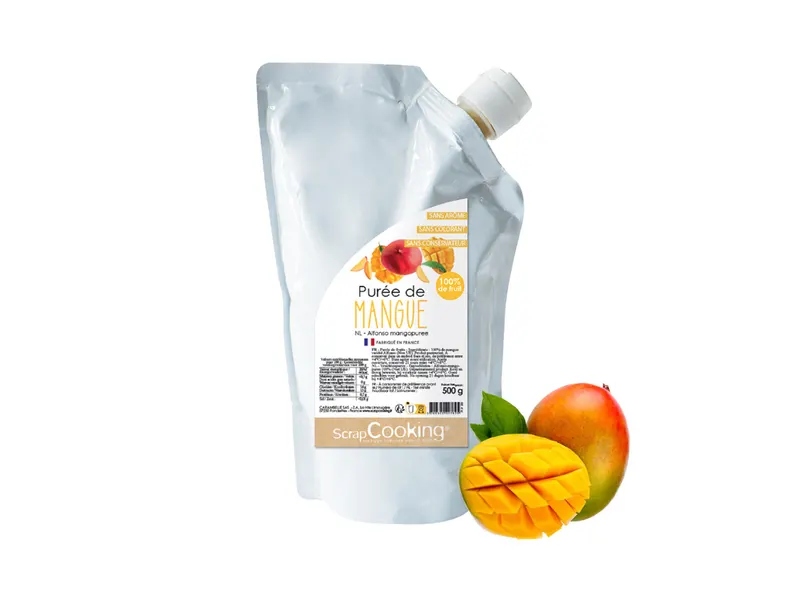 Ovocné pyré mango 90 % 500 g