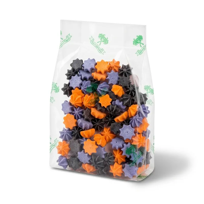 Cukrové pusinky černo-oranžovo-fialové mini 20 g