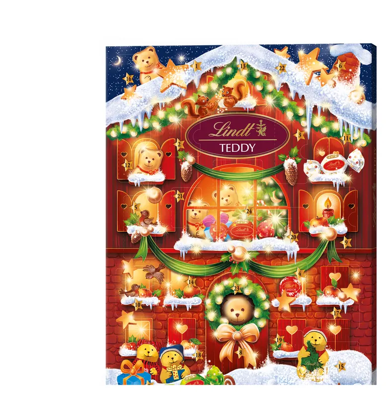 Lindt TEDDY KALENDÁŘ 170g