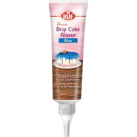 Cake dripo modrá stékající poleva 125 g