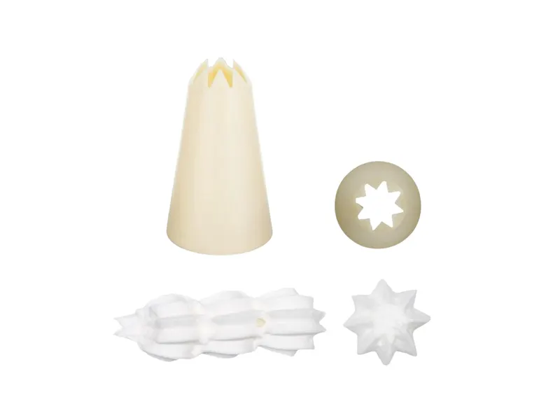 Plastová řezaná cukrářská špička č. 13, průměr 13 mm
