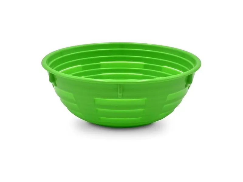 Ošatka na kynutí plastová kulatá zelená, průměr 19 cm