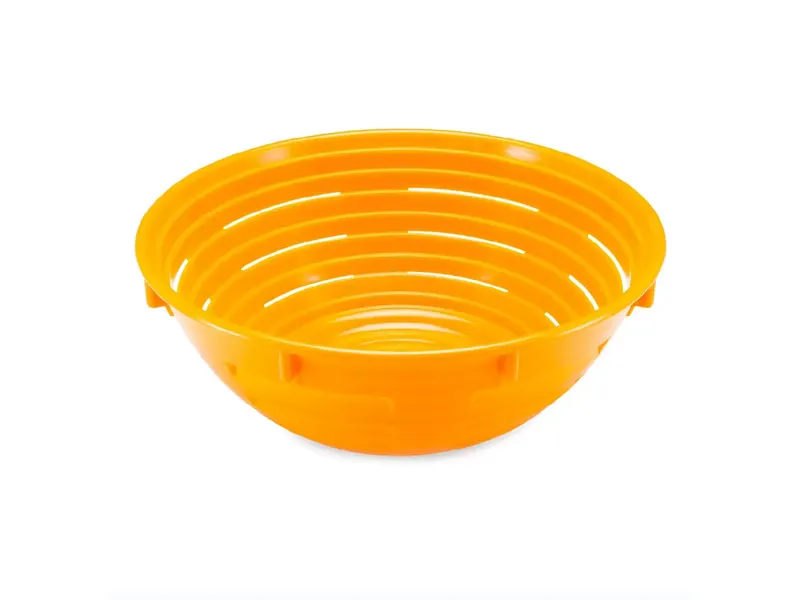 Ošatka na kynutí plastová kulatá oranžová, průměr 22 cm