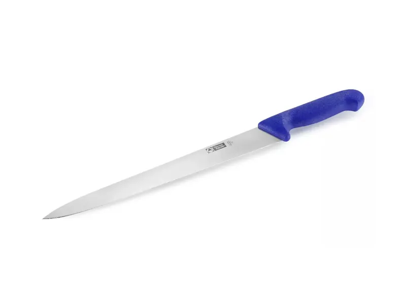 Cukrářský nůž hladký s modrou rukojetí, čepel 31 cm