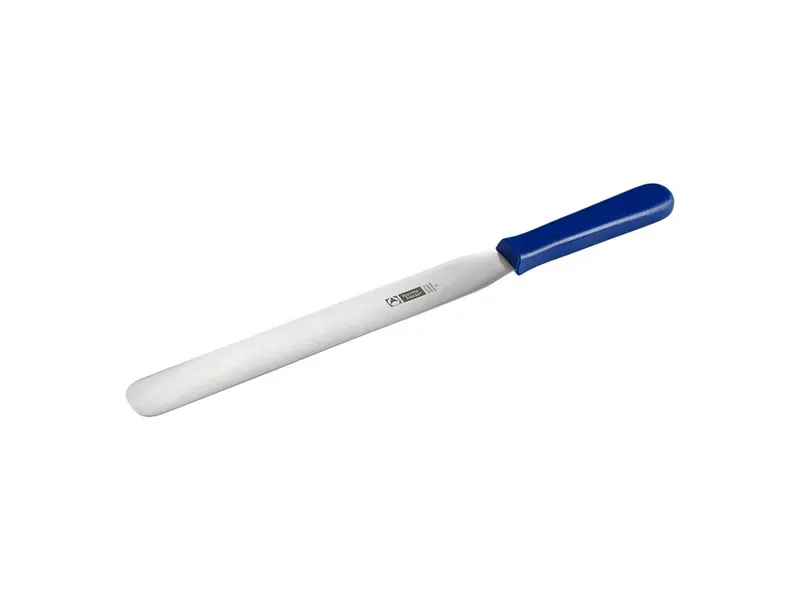 Cukrářská paleta rovná s modrou rukojetí 26 cm