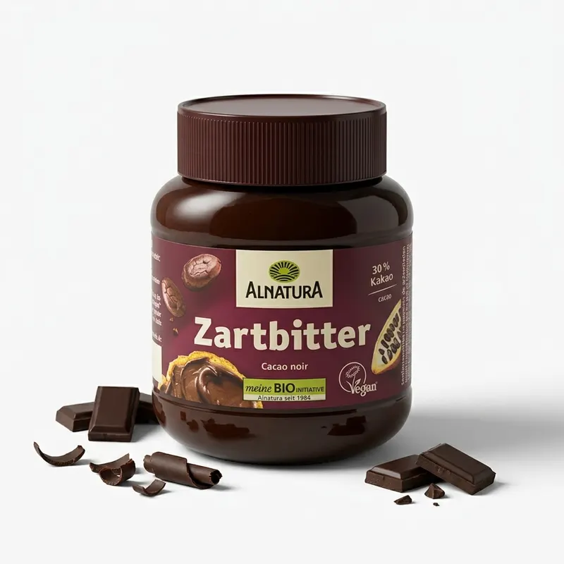 Hořká čokoládová pomazánka Alnatura Zartbitter 350 g