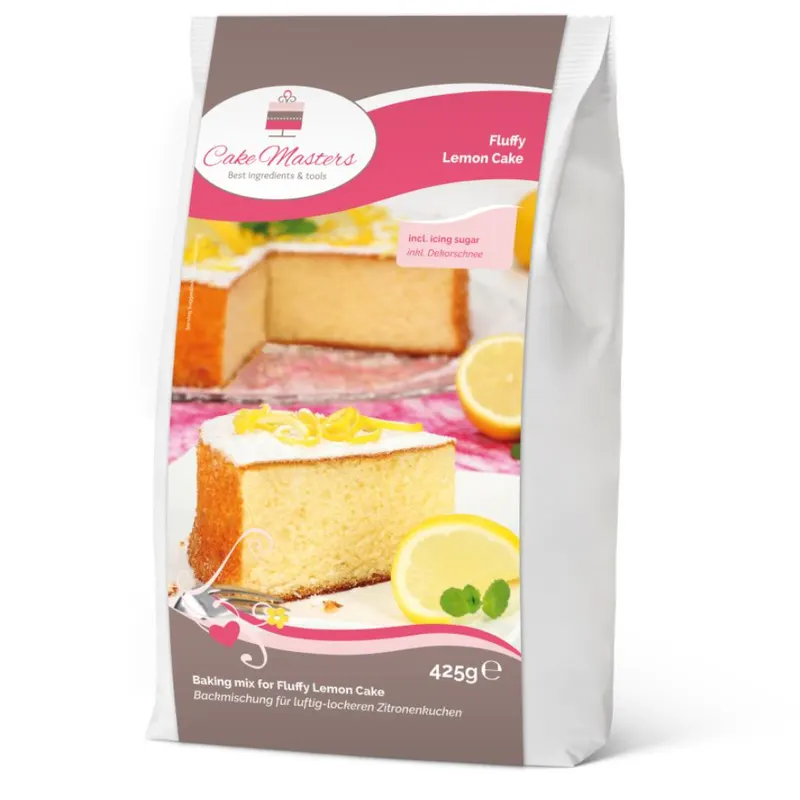 Směs na dortový korpus Fluffy Lemon Cake citronová, 425 g