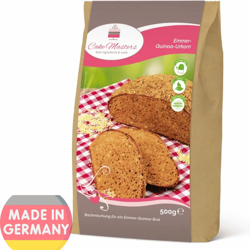 Směs na domácí chléb Emmer a quinoa Cake Masters, 500 g