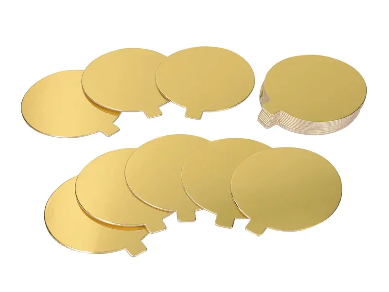 Podložka pod monoporce zlatá Cake Masters, 9 cm, 20 ks