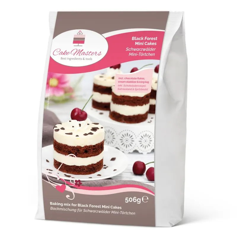 Směs na šípkové dortíky Schwarzwald Cake Masters, 506 g