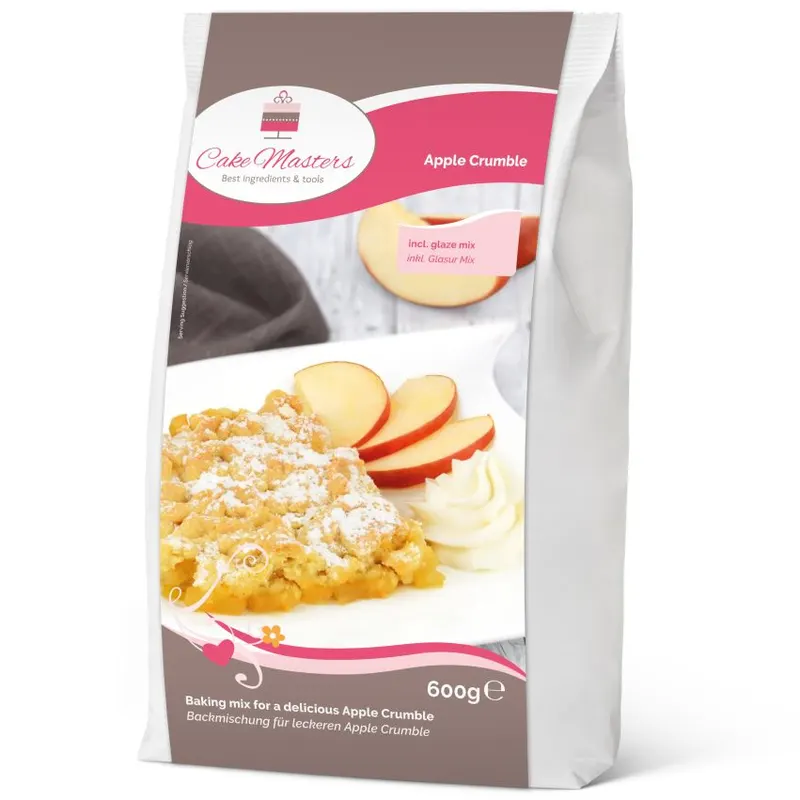Směs na jablečný drobenkový koláč Cake Masters, 600 g
