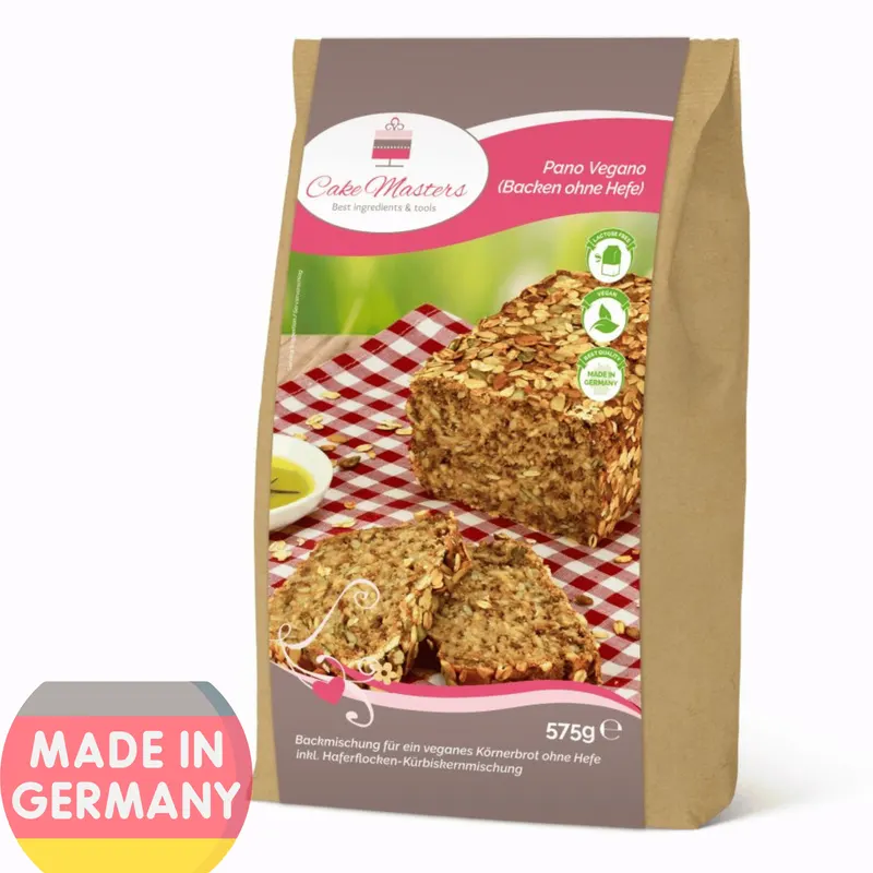 Směs na plnozrnný chléb Pano Vegano Cake Masters, 575 g