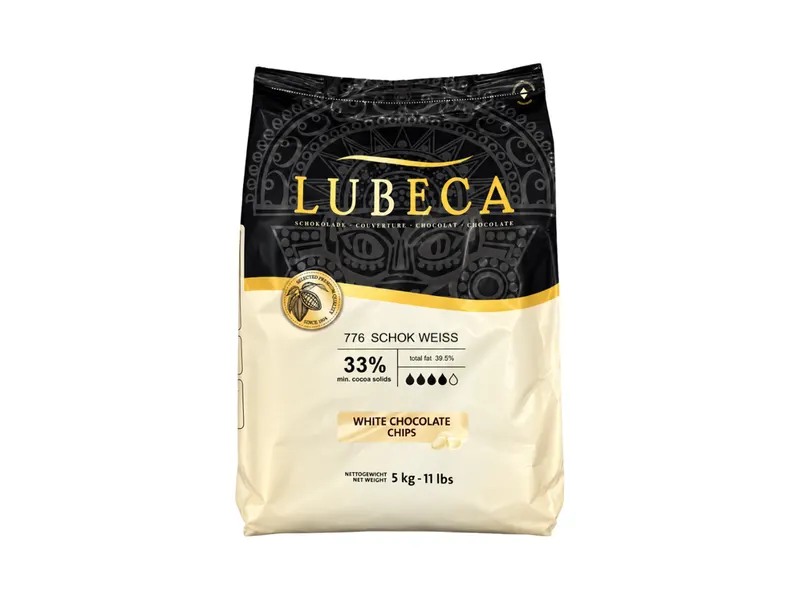 Čokoláda bílá Lubeca 33 % 5 kg