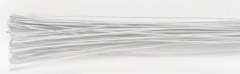 Drátek aranžérský bílý 26 Gauge, 0,46 mm, 50 ks