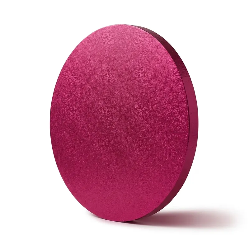 Podložka pod dort pevná tmavě růžová kruh 35,5 cm