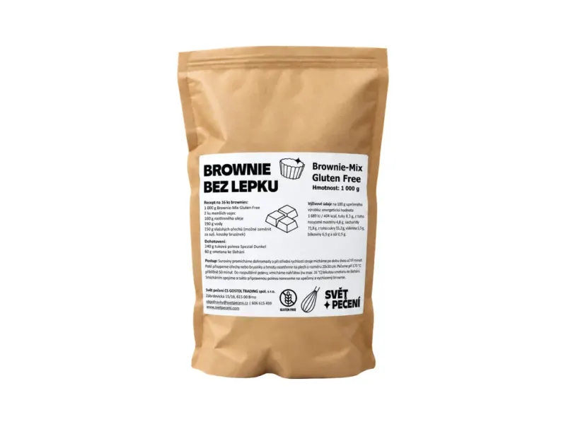 Bezlepková směs na brownies, 1 kg