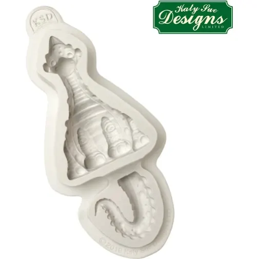 Silikonová forma diplodocus dino 3D na fondán, Katy Sue