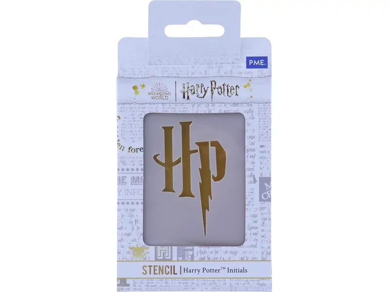 Harry Potter stencil na zdobení, logo HP 65 x 40 mm