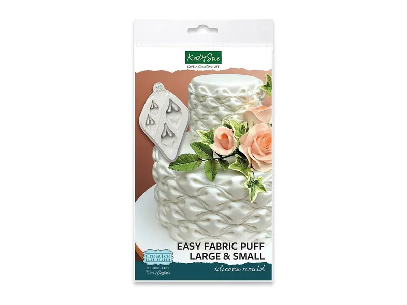 Silikonová formička polštářek Easy Fabric Puff na fondán