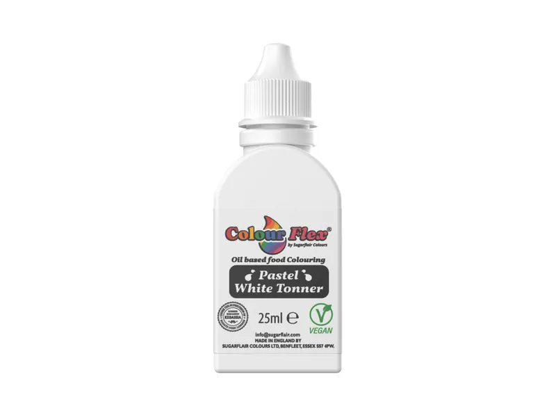 Sugarflair bílý toner olejový 25 ml