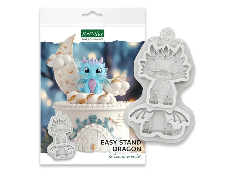Silikonová forma drak 3D na fondán, Katy Sue