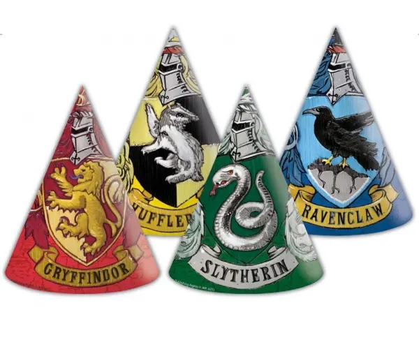Papírové párty čepičky Harry Potter 6 ks