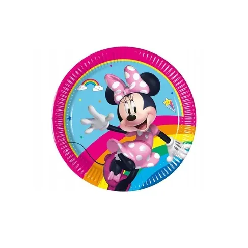 Papírové talířky Minnie Mouse 19,5 cm, 8 ks